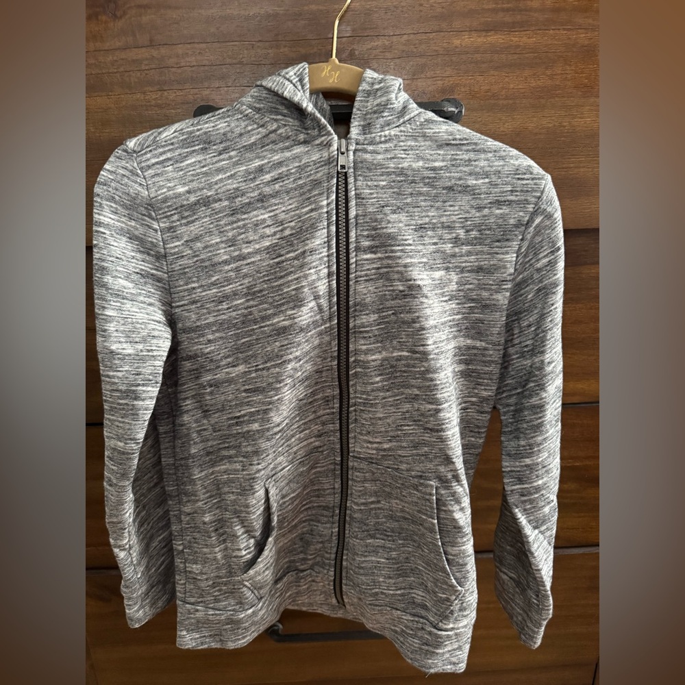 Old Navy Kids Gray Marled Hoodie